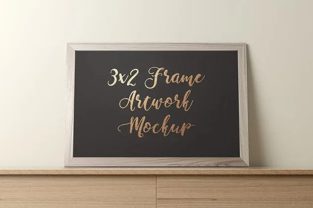 实木画框样机模板 Frame Artwork Set插图(1)