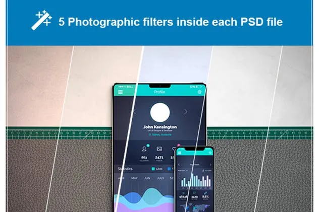 逼真的iPhoneX和iPad设备样机模板 iPhone & iPad X Mockup插图(13)