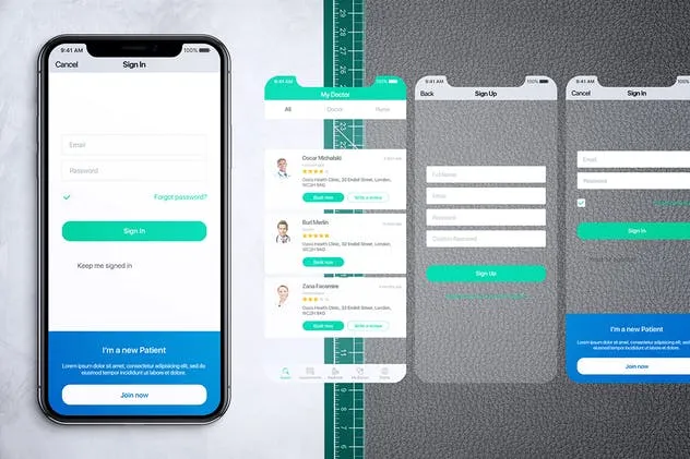 iPhone X应用程序演示设备样机V.1 Animated iPhone X MockUp V.1插图(3)
