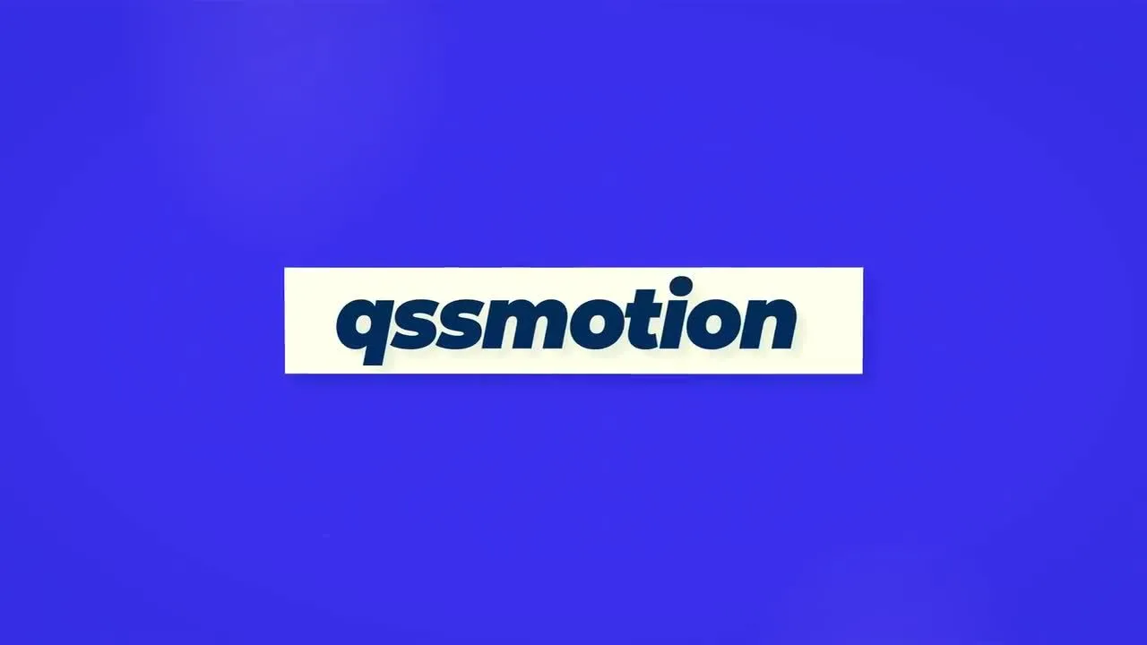 快速清洁徽标动画像素设计精选AE模板