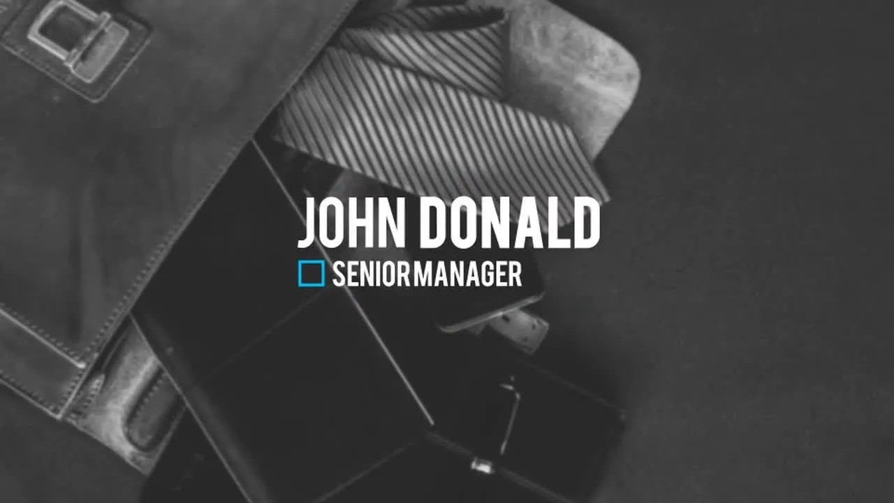 30个下三分之一企业全屏标题像素设计精选AE模板