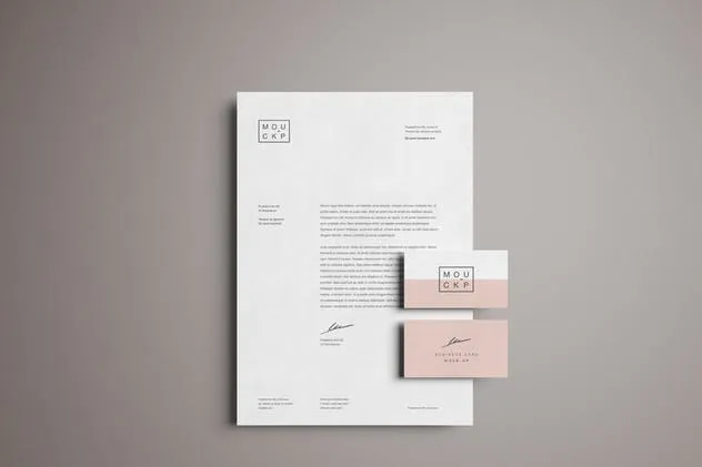 企业品牌宣传办公文具样机套件 Stationery Mockup插图(11)