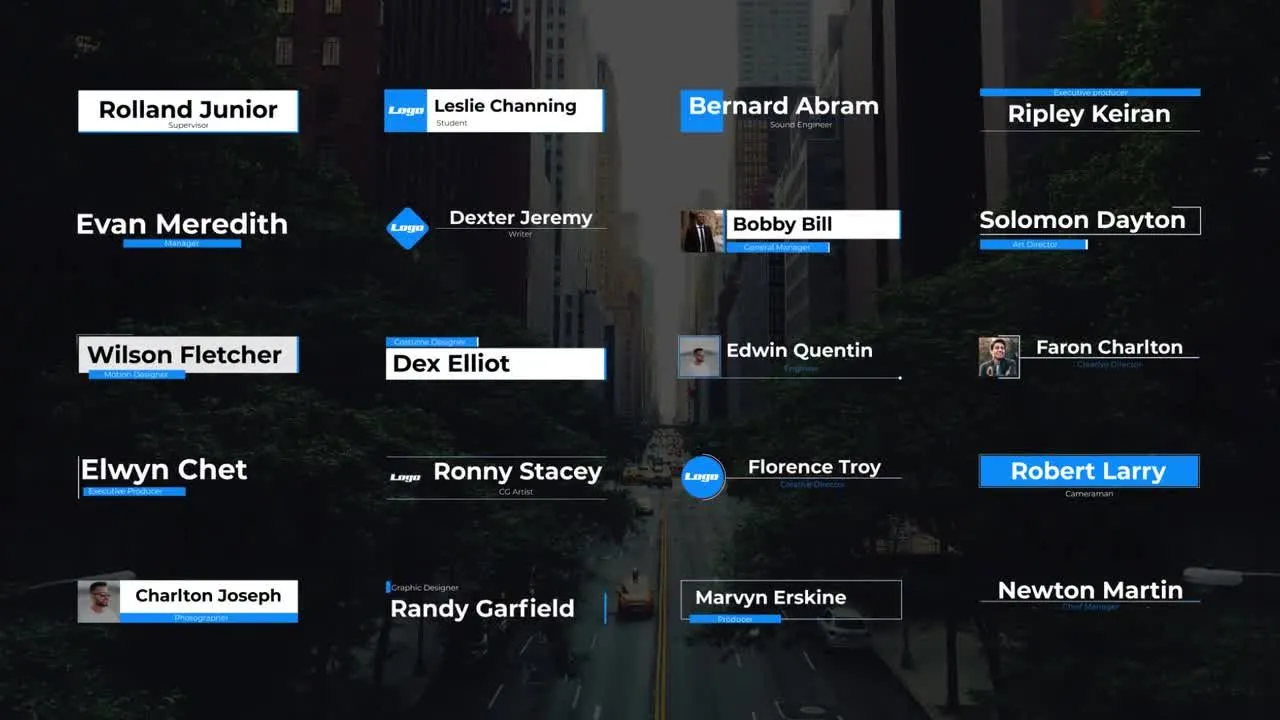20个下三分之一现代企业标题像素设计精选AE模板