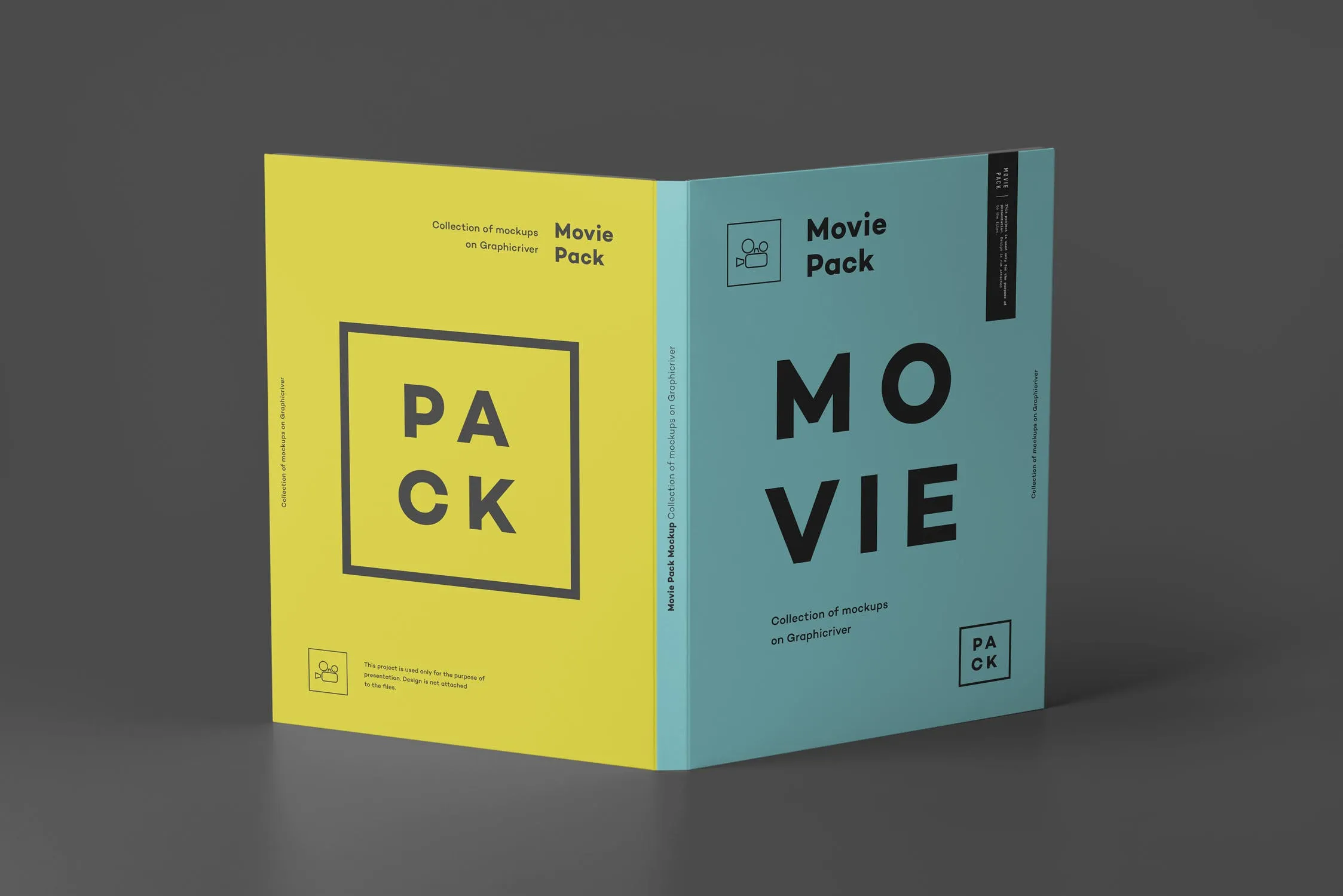 电影DVD包装盒外观设计样机3 Movie Pack Mock-up 3插图(8)