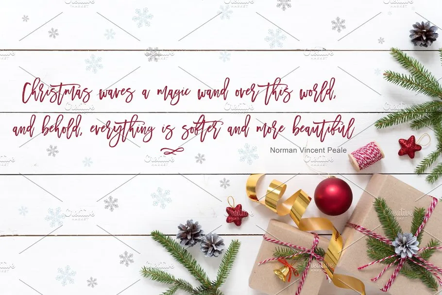 圣诞节主题照片场景样机素材 Traditional Christmas Bundle插图(5)