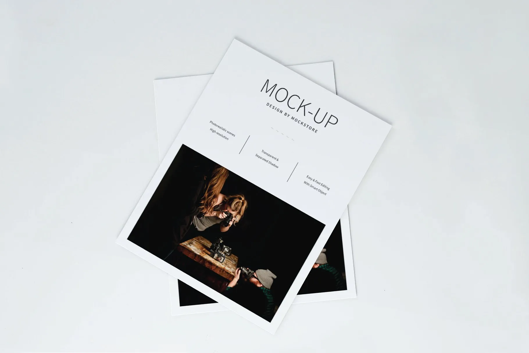 美国信纸大小的海报展示样机下载 US Letter Flyer Mock-Up [psd]插图(4)