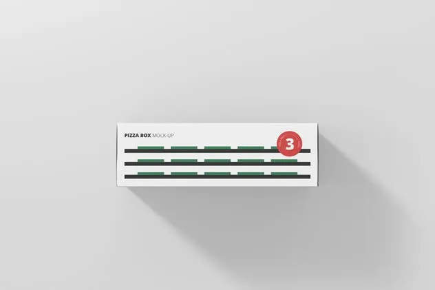 披萨外卖外带包装盒样机 Pizza Box Mockup – Triple Pack插图(3)