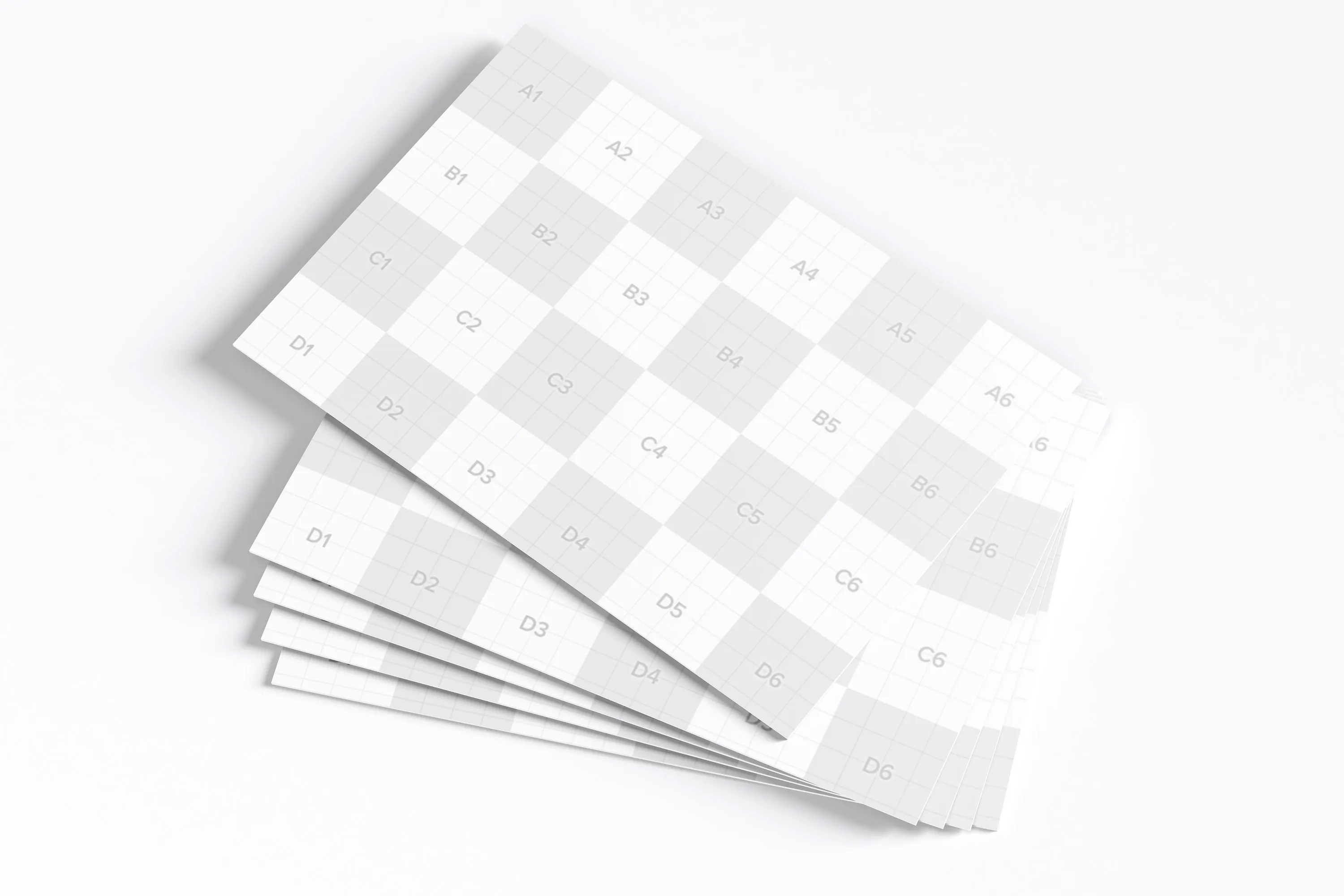 UK标准规格企业名片印刷效果图样机02 UK Business Cards Mockup 02插图(4)