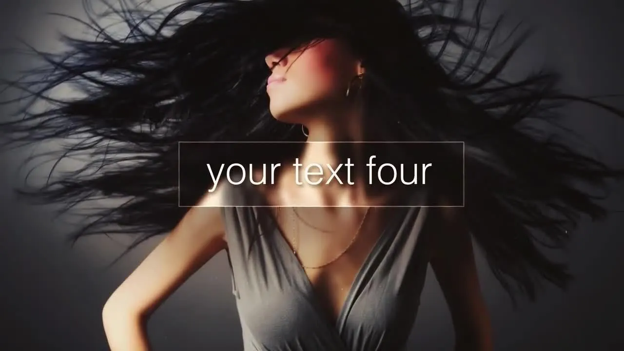 时尚的logo照片依序演示像素设计精选AE模板Line Up