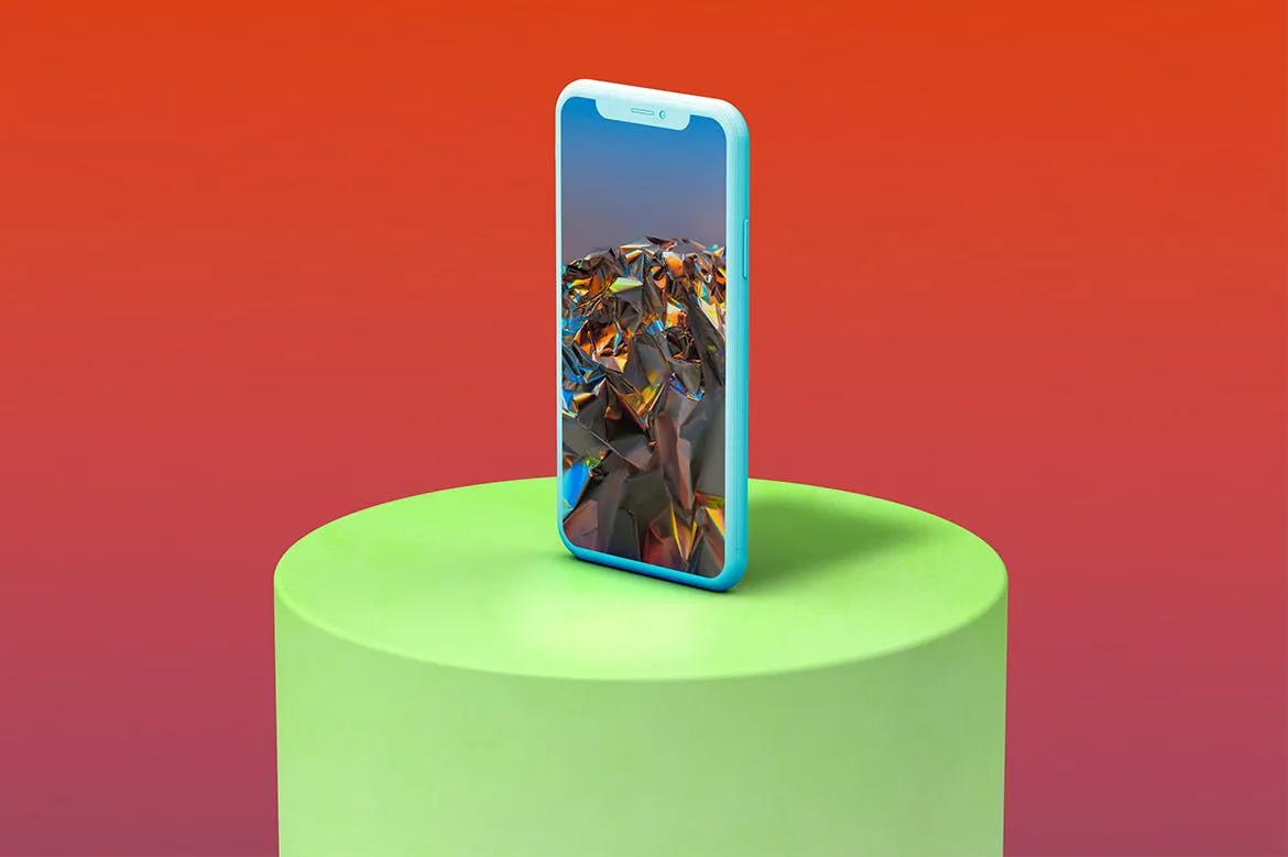 iPhone 11 Pro 粘土材质模具素材库精选样机模板 iPhone 11 Pro Clay Mockup插图(2)