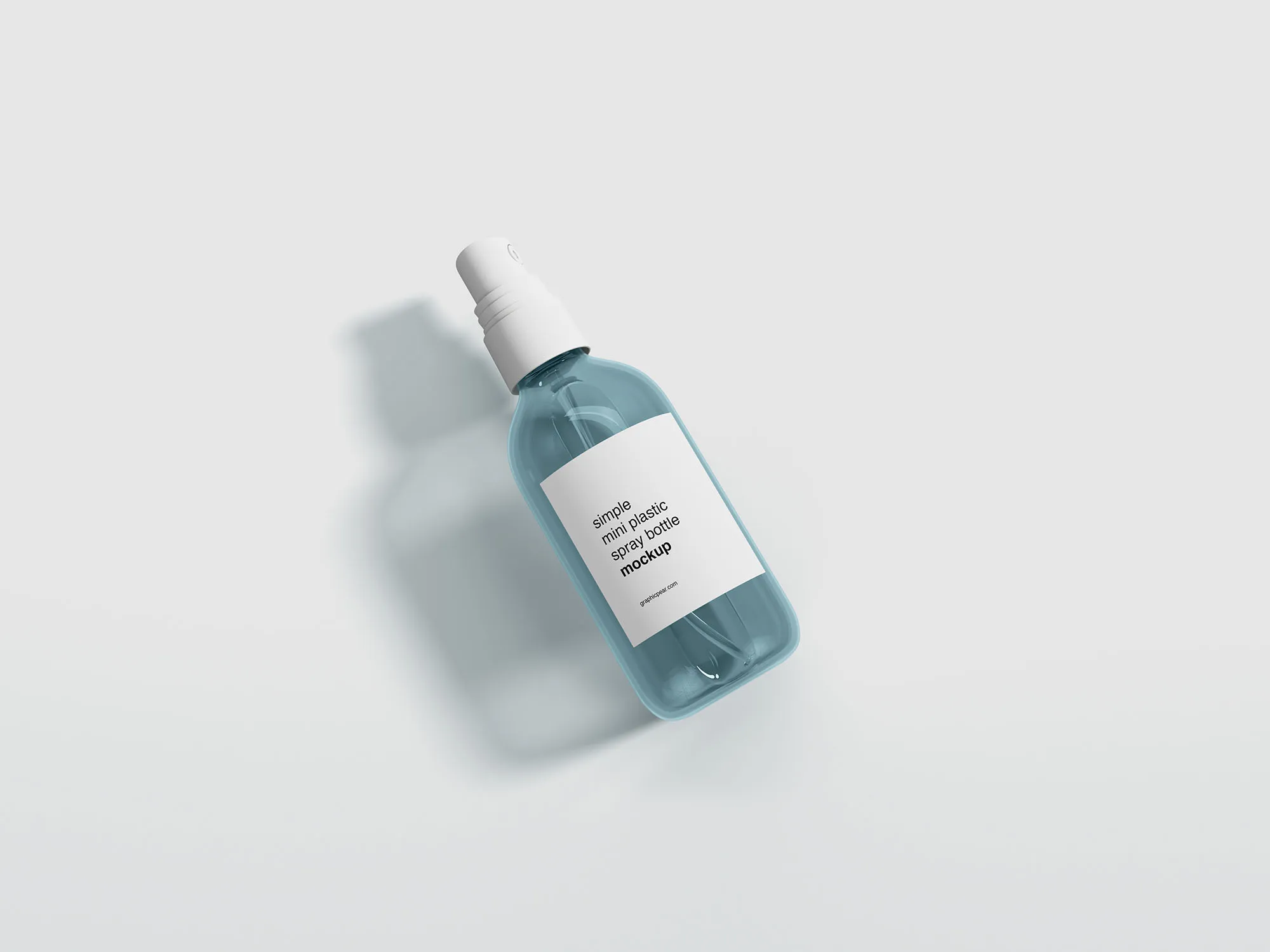 便携小支装喷雾瓶外观设计样机 Mini Spray Bottle Mockup