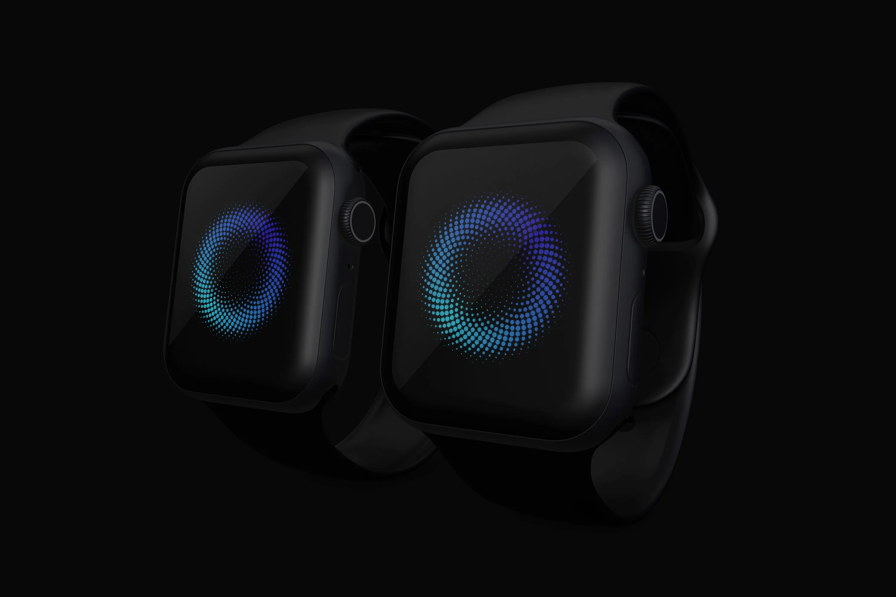 Apple Watch 4智能手表屏幕演示样机模板03 Clay Apple Watch Series 4 (44mm) Mockup 03插图(2)