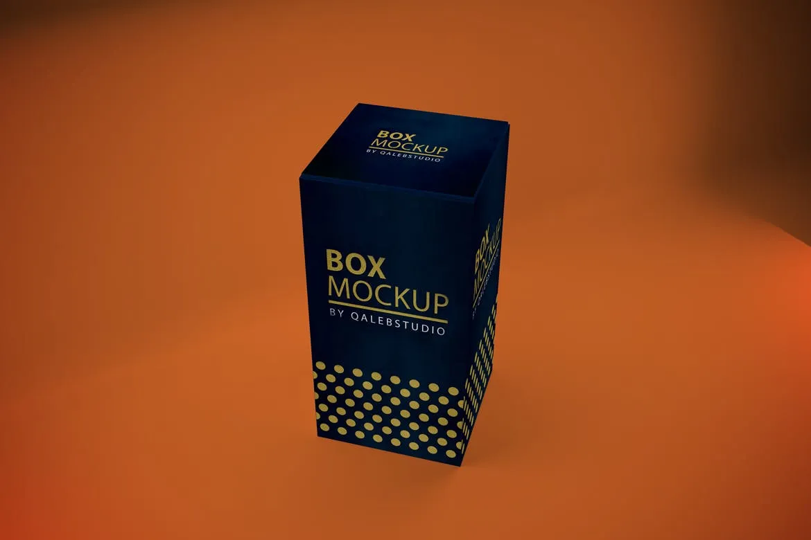 长方体高端产品包装盒外观设计样机模板 Rectangle Box插图(6)