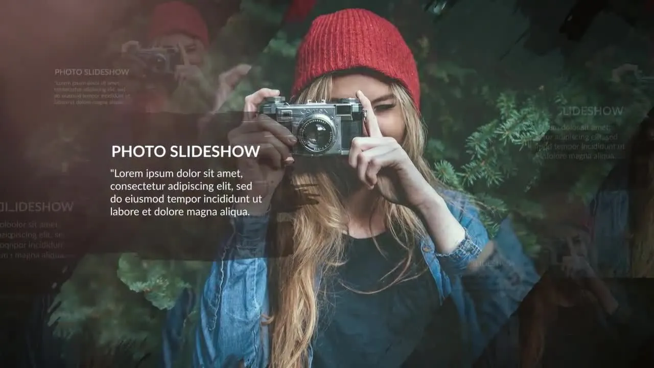 照片幻灯片动画笔触过渡像素设计精选AE模板