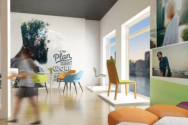 办公室场景品牌VI演示样机v6 Office Branding Mockups V6插图(2)