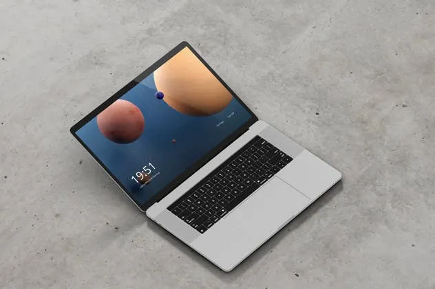 高分辨率笔记本电脑样机 Laptop Screen Mockup插图(2)