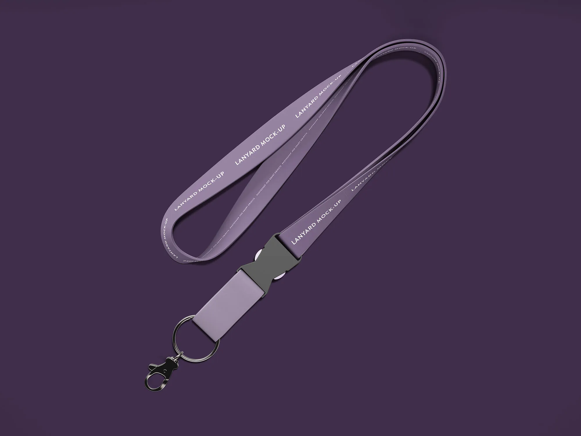 简约挂绳外观设计样机模板 Simple Lanyard Mockup插图(4)