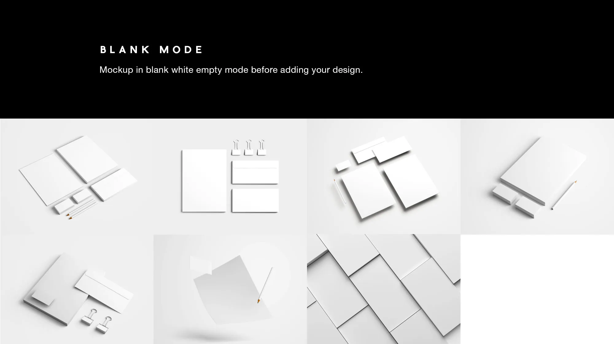 高端品牌VI设计办公用品预览样机PSD模板 Full Branding & Identity Mockup PSD插图(9)