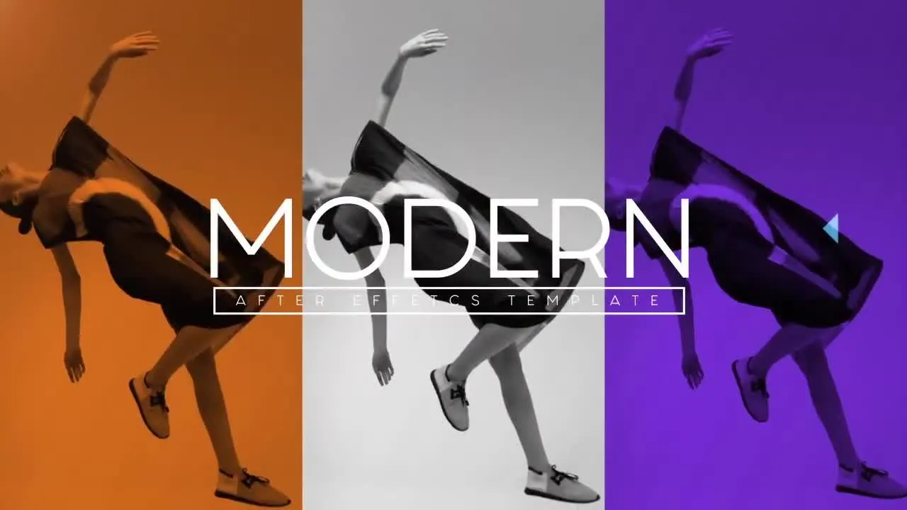 现代时尚创意的动态动画开场白像素设计精选AE模板