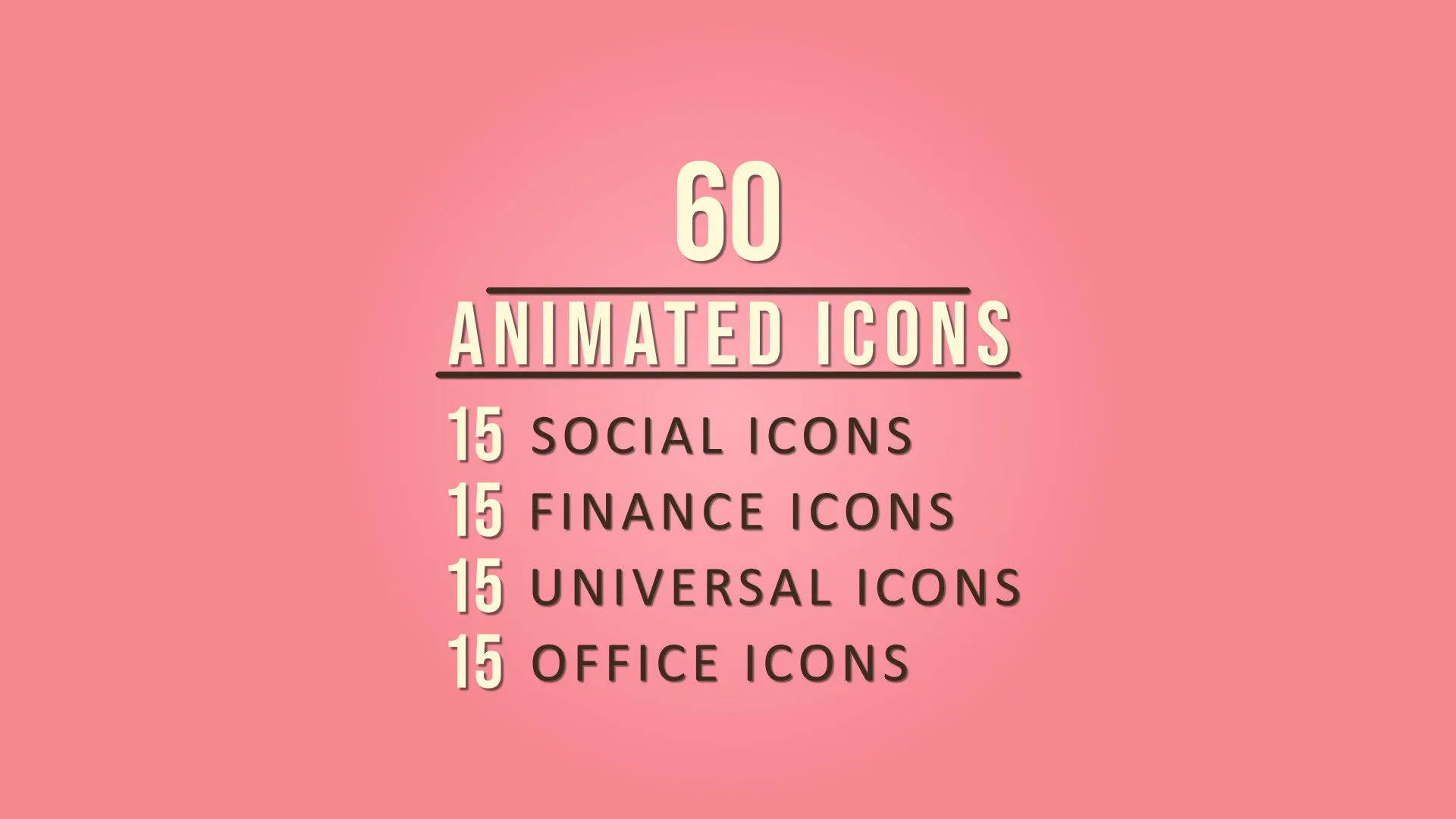 干净且富有创意的品牌动画图标像素设计精选AE模板