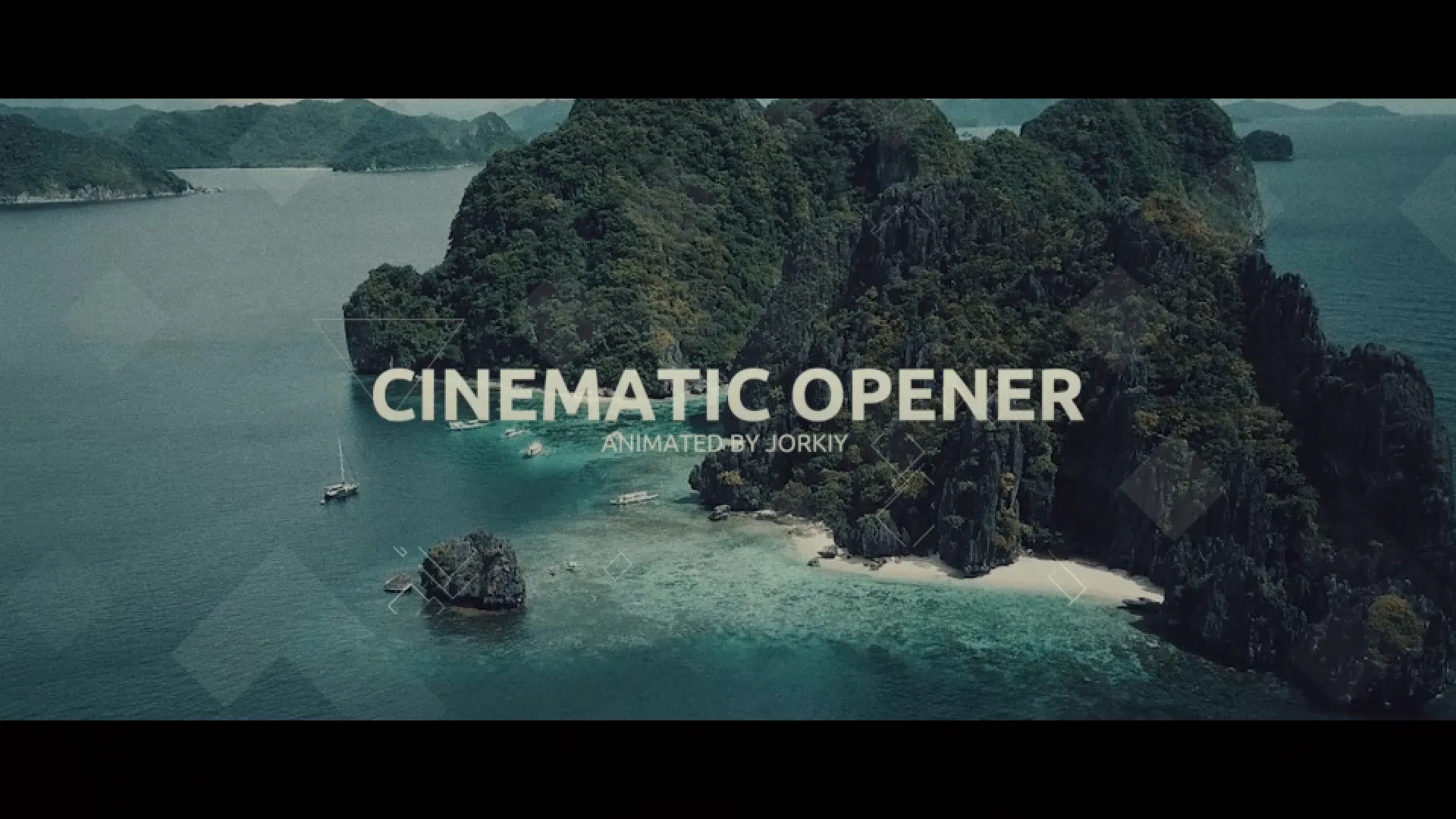 优雅大气流畅的电影宣传像素设计精选AE模板