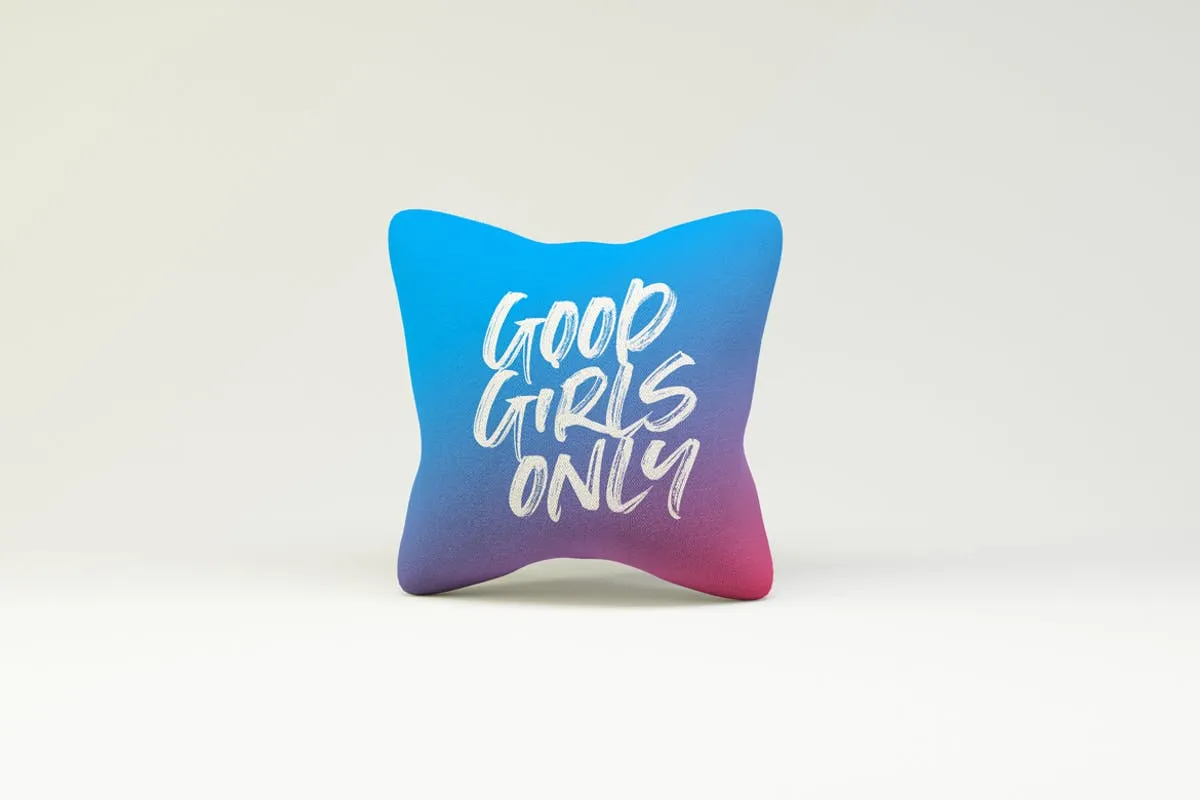 方形枕头外观设计样机模板 Square Pillow Mockup