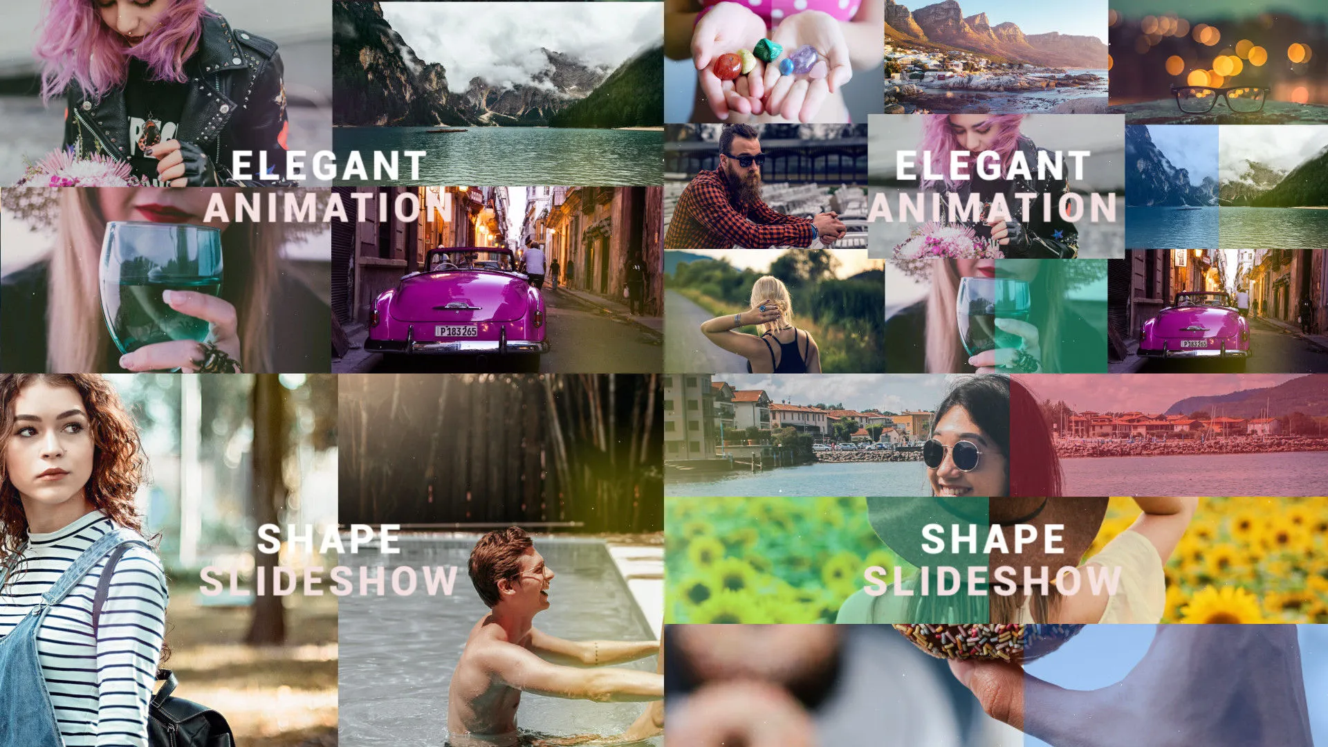 艺术效果动态开场动画像素设计精选AE模板