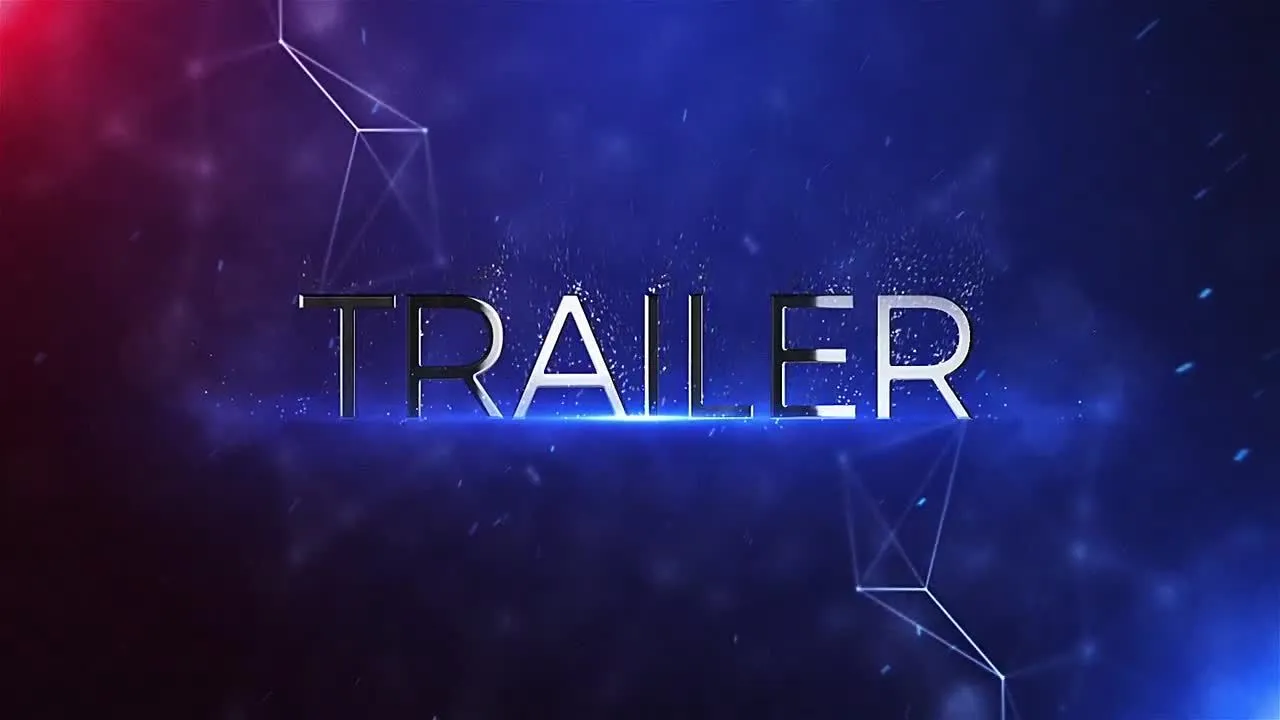 快速预告片标题动态金属文本像素设计精选AE模板