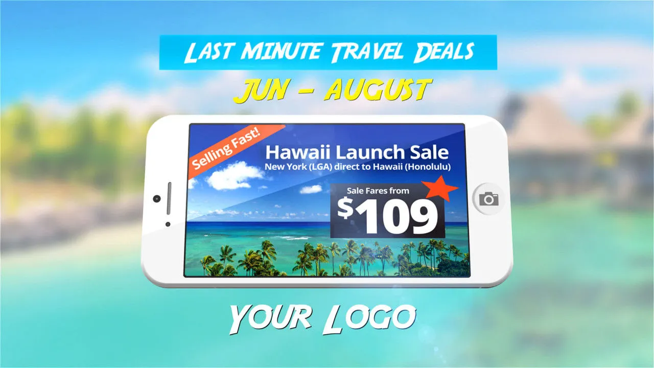 专业设计旅行社像素设计精选AE模板