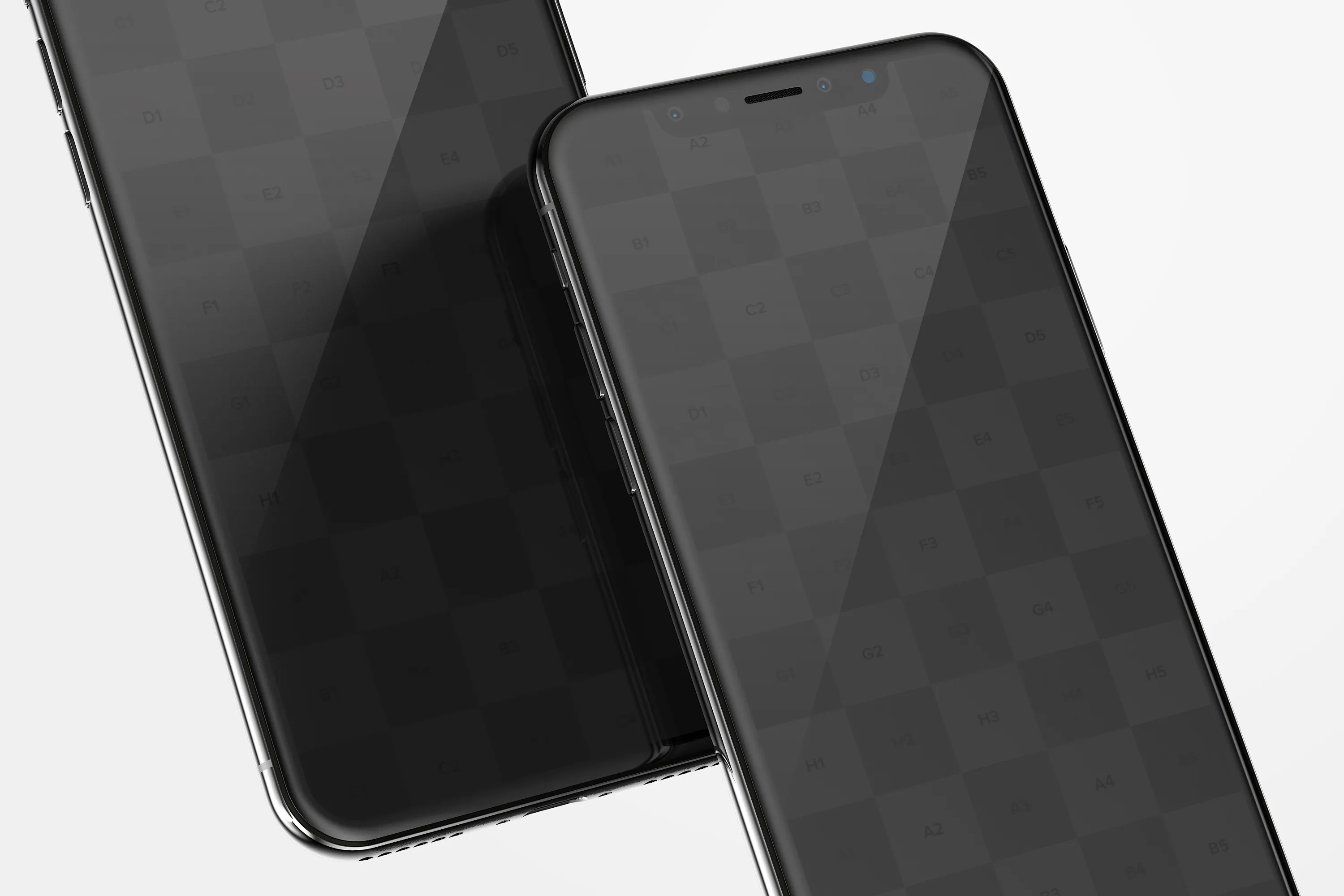 iPhone X手机应用UI界面预览样机01 iPhone X Mockup 01插图(1)