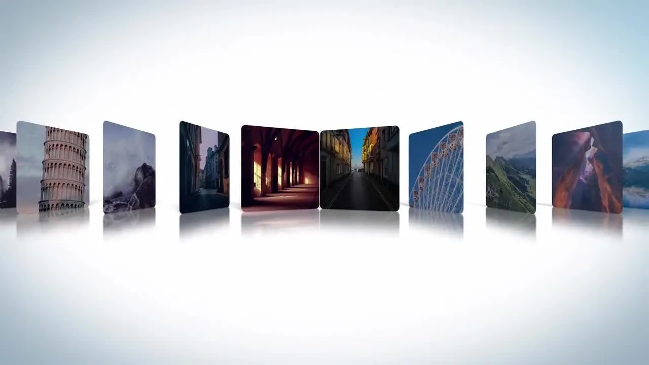 独特设计精彩幻灯片像素设计精选AE模板