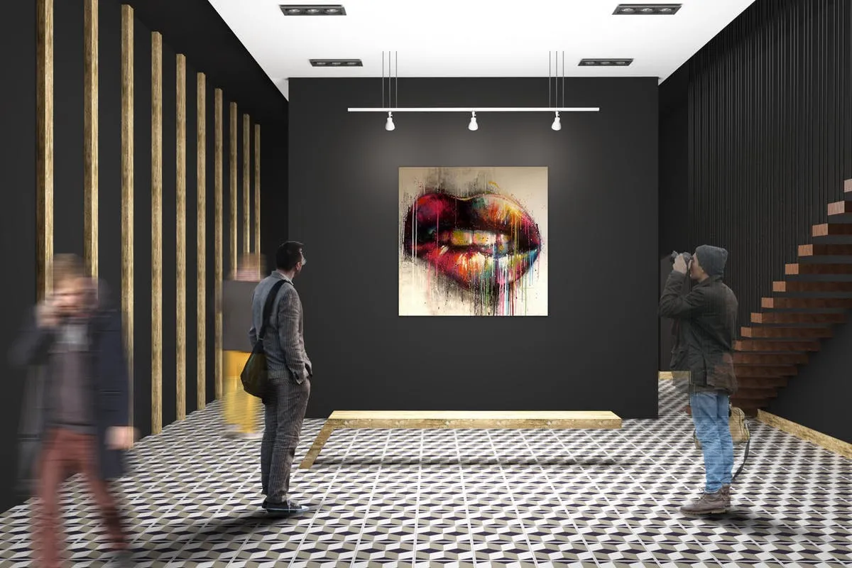 海报油画艺术品展览样机Vol.7 Exhibition Mockup [vol 7]插图