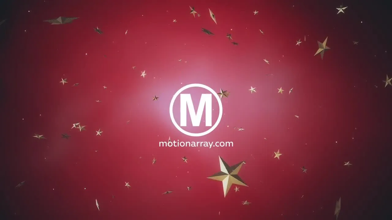 星星徽标像素设计精选AE模板