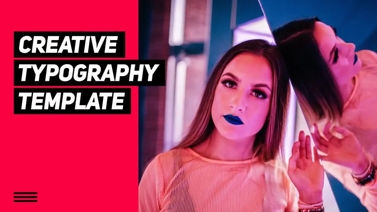 16个现代流畅活力的全屏印刷体标题像素设计精选AE模板