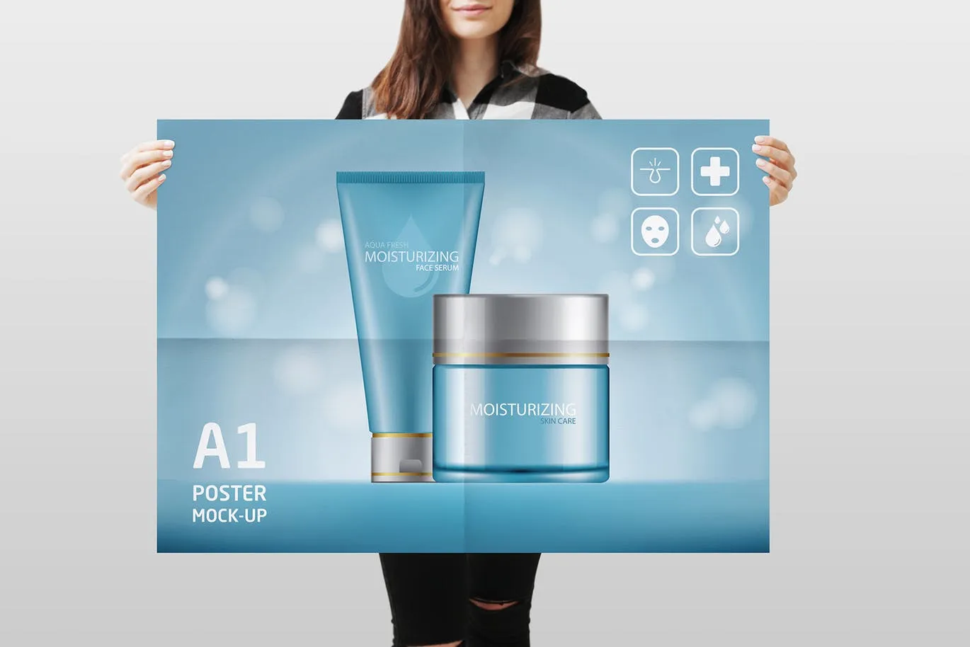 高品质的时尚女模特海报宣传单DM样机VI展示模型mockups插图(7)