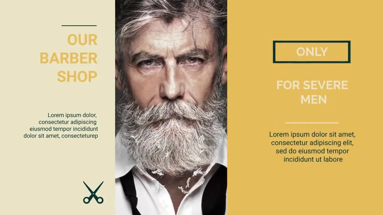 时尚的理发店促销像素设计精选AE模板