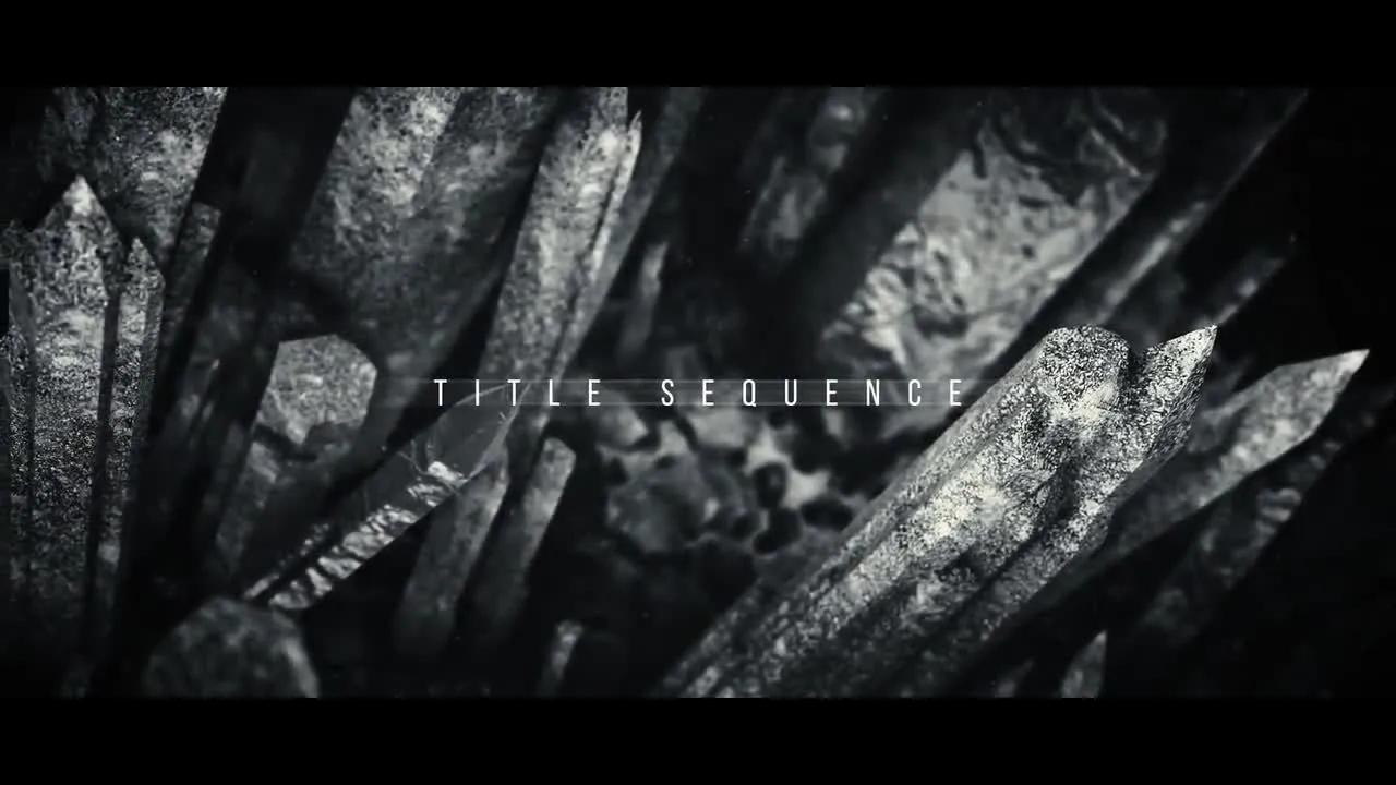 时尚设计的黑暗标题序列像素设计精选AE模板