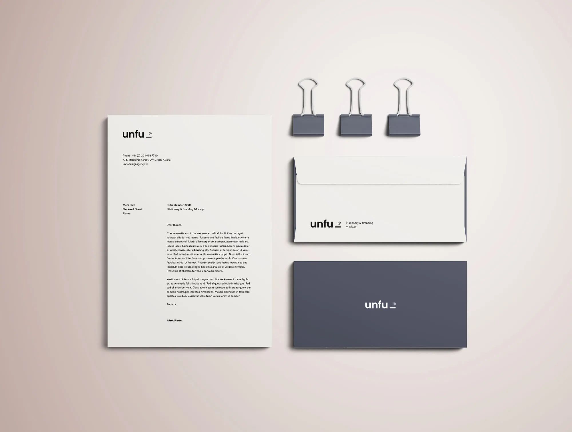 高端品牌VI设计办公用品预览样机PSD模板 Full Branding & Identity Mockup PSD插图(2)