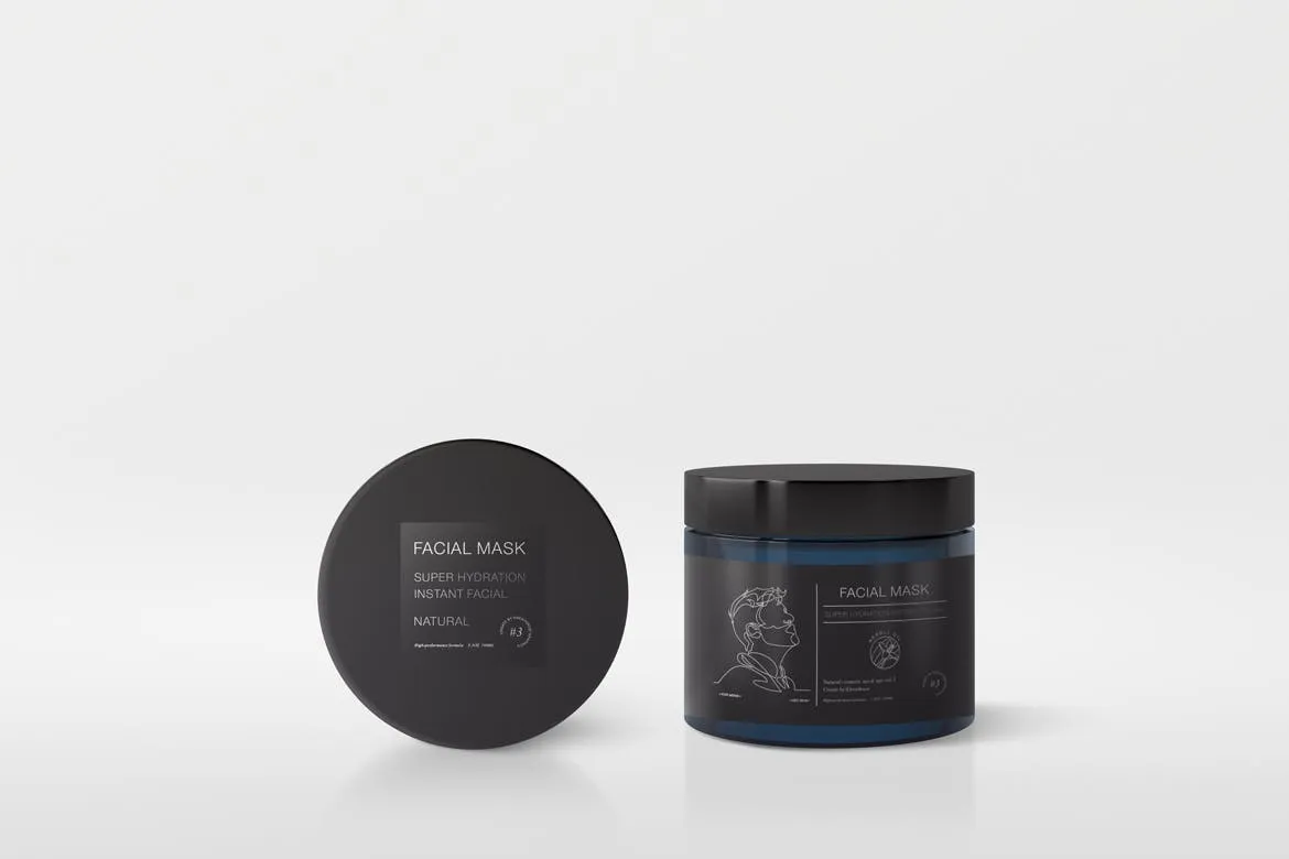 纯天然化妆品包装设计预览样机合集v5 Natural Cosmetic Packaging Mock-Ups Vol.5插图(3)