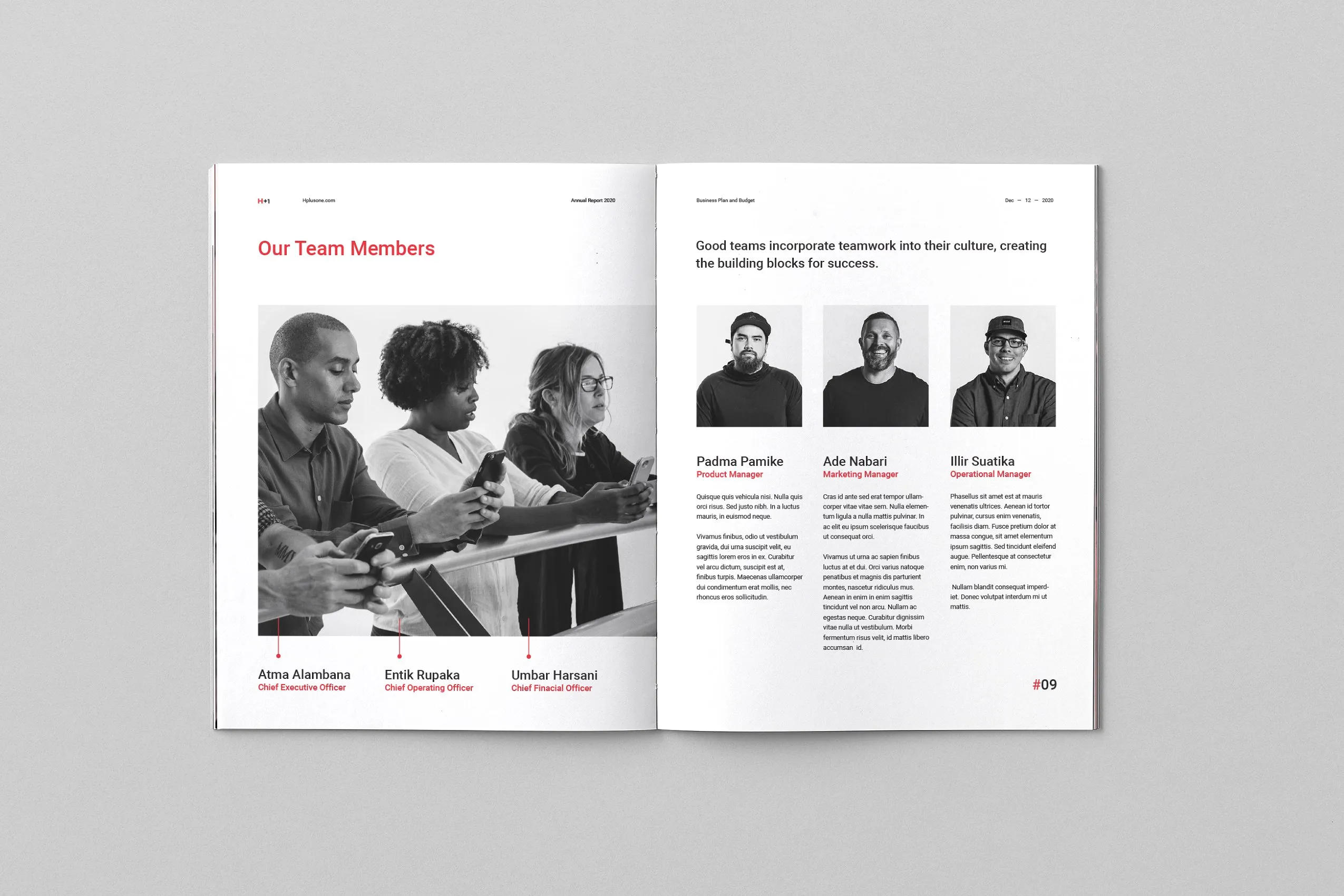 36页专业极简的年度总结杂志模板下载 Annual Reports [indd]插图(6)