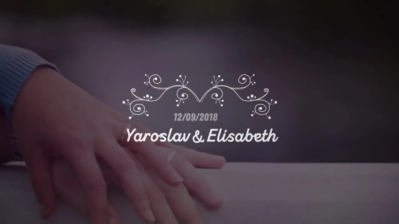 华丽婚礼标题像素设计精选AE模板