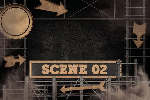 大帐篷灯泡装饰金属字体场景模板6 Marquee Light Bulbs Front 6 -Scenes & Tutorials插图(3)