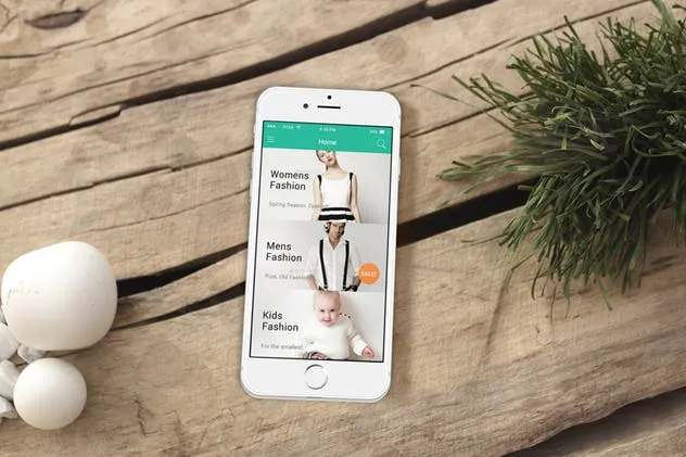 iPhone现实场景APP应用界面设计样机模板 Hand Held Devices Mock-Up插图(3)