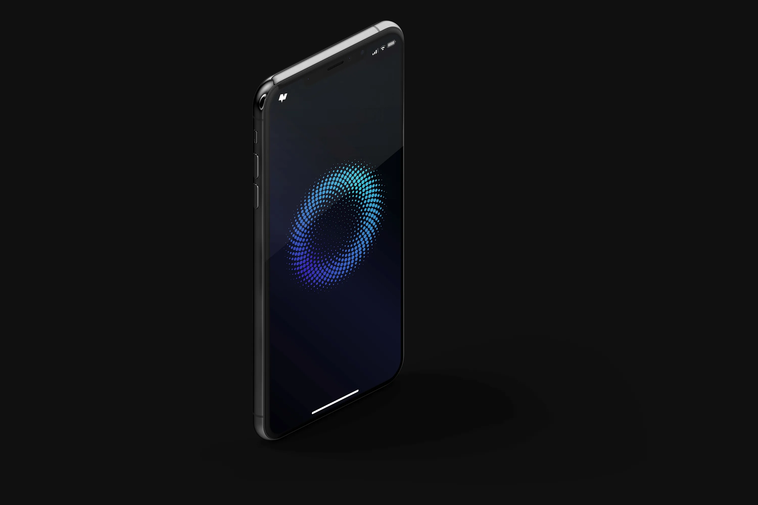 iPhone XS Max手机屏幕演示右视图02 iPhone XS Max Mockup, Isometric Right View 02插图(3)