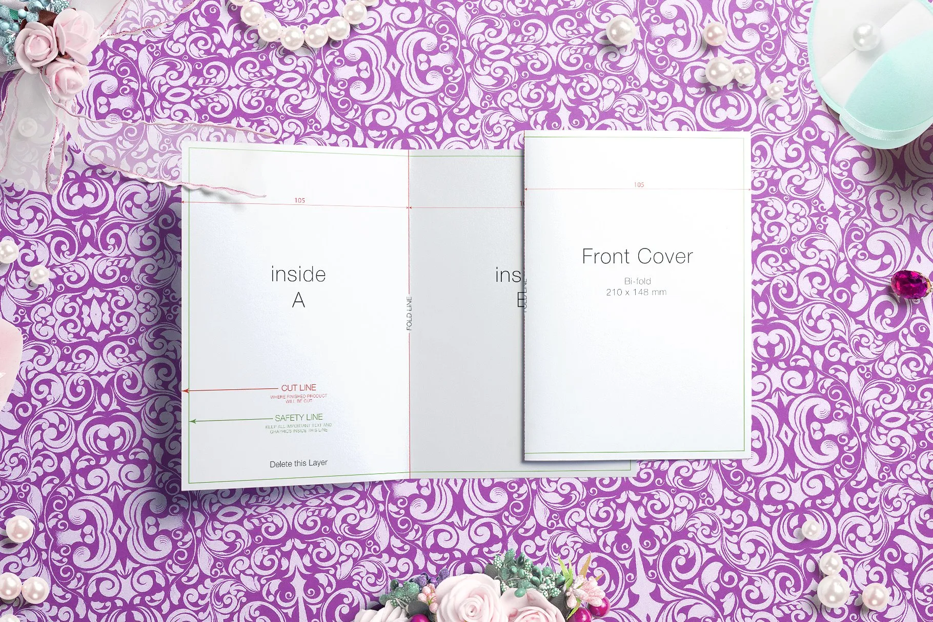 婚礼邀请卡样机模板[1.8GB] Wedding Greeting Cards mockups v.2插图(5)