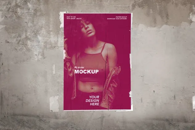 海报张贴效果样机模板 Poster Mockups插图(3)