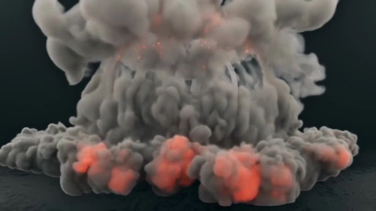 动态烟雾标志显示像素设计精选AE模板