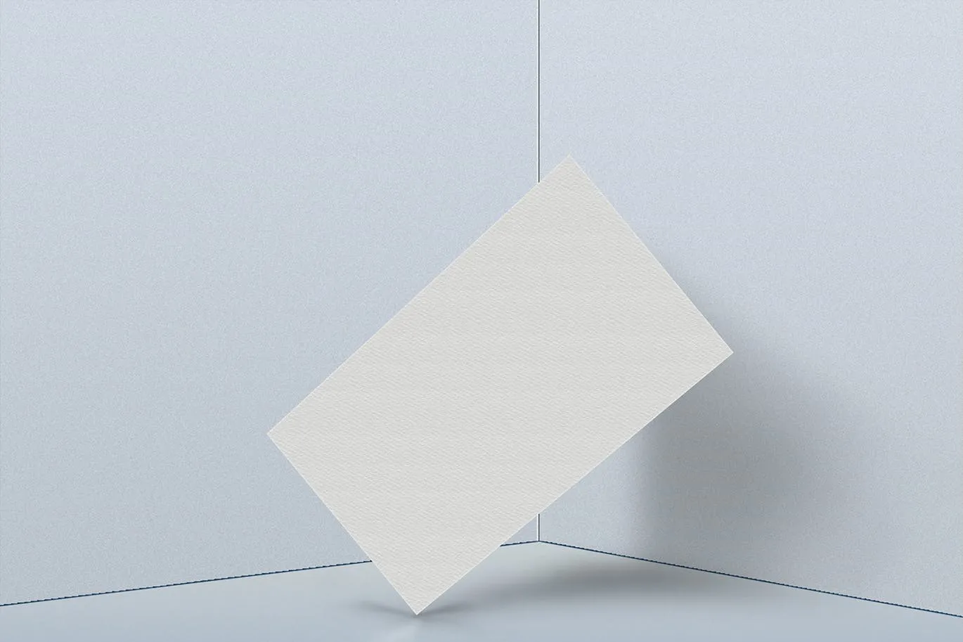 企业名片设计侧立效果图样机模板v2 Business Card Mockup 02插图(1)