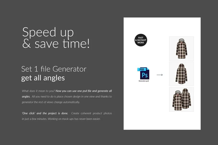 防水雨衣服装样机套装插图(10)