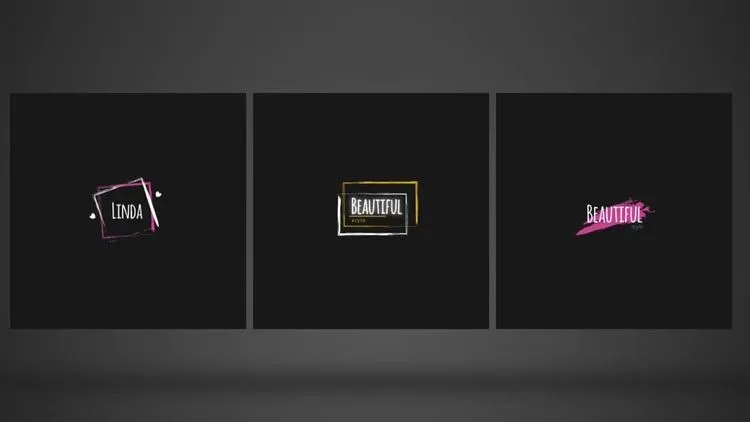 经过专业设计和动态制作的像素设计精选AE模板